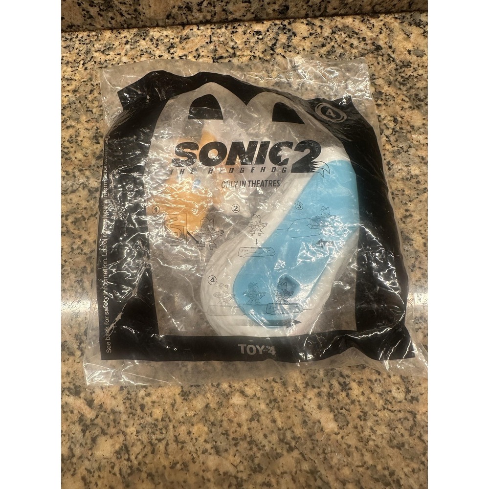 McDonald's Happy Meal Sonic 2 The Hedgehog Toy‎ Figure #4 2022 New Bagged Promo
